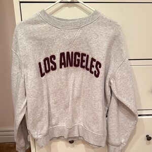 H&M gray Los Angeles Sweatshirt